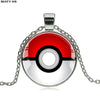 Pokemon Necklace Pendant Time Precious Stone Charm For Birthday Lovers Gift Chain Pocket Monster Necklaces For Women Men Friend
