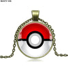 Pokemon Necklace Pendant Time Precious Stone Charm For Birthday Lovers Gift Chain Pocket Monster Necklaces For Women Men Friend