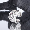 Poker Adjustable Rings For Women Vintage Silver Colour  Designer Jewelry 2022 Trend Aesthetic Accessories GaaBou Jewellery