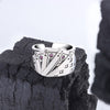 Poker Adjustable Rings For Women Vintage Silver Colour  Designer Jewelry 2022 Trend Aesthetic Accessories GaaBou Jewellery