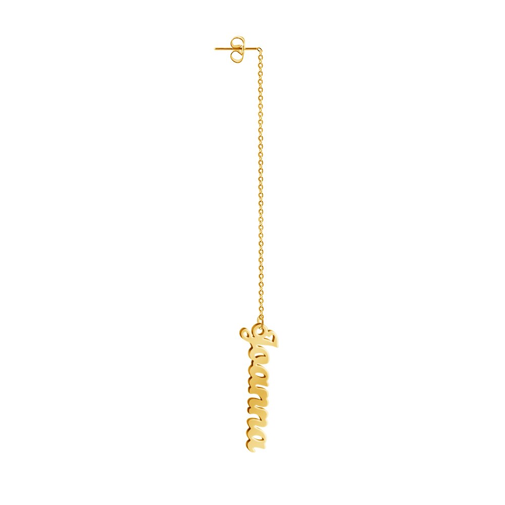 PolishedPlus 1 pair Custom Name Earrings Stainless Steel Personalized Stud Earrings Minimalist Earrings Jewelry For Mother Girls