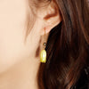 PolishedPlus 1Pair Natural Real Dried Flowers Cute Green Bud Charm For Art Craft Epoxy Resin Making Jewellery Earrings
