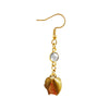 PolishedPlus 1Pair Natural Real Dried Flowers Rose Flower Bud For Art Craft Epoxy Resin Making Jewellery Earrings