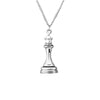 PolishedPlus Chess Pendant King Queen Rook Knight Bishop Pawn Charm DIY Couples Necklace Jewelry Gift for Men Women
