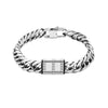 PolishedPlus Custom Names Trendy Men Bracelet Stainless Steel Cuban Curb Chain Bangle Personalized For Men Jewelry Gift