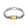 PolishedPlus Custom Names Trendy Men Bracelet Stainless Steel Cuban Curb Chain Bangle Personalized For Men Jewelry Gift
