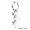 PolishedPlus Custom Skateboard Pendant Keychain Hip-hop Street Culture Stainless Steel Trendy Keyring Men Jewelry Gifts