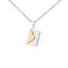PolishedPlus Custom Word Love You Envelope Pendants Letter Charm Romantic Lover Necklace Women Jewelry Mother's day Gift