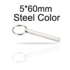 PolishedPlus Customized 4 Sides engravable titanium steel key chain personalized for Women birthday girl gift