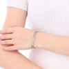 PolishedPlus Customized BELIEVE IN YOUR DREAMS inspirational stainless steel bangle hollow Letter bracelet for Women gift