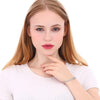 PolishedPlus Customized BELIEVE IN YOUR DREAMS inspirational stainless steel bangle hollow Letter bracelet for Women gift