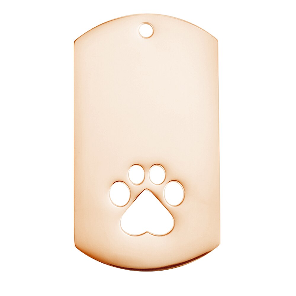 PolishedPlus Customized Cat Paw Charms Pandents For Jewelry Making 25MM X  45MM For  Necklaces