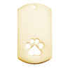 PolishedPlus Customized Cat Paw Charms Pandents For Jewelry Making 25MM X  45MM For  Necklaces