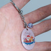 PolishedPlus Customized Christmas keychain Fluffy Keychain Key Ring  Women Bag Pendant Charm Accessories Toy Christmas Gifts