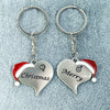 PolishedPlus Customized Christmas keychain Fluffy Keychain Key Ring  Women Bag Pendant Charm Accessories Toy Christmas Gifts