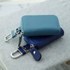 PolishedPlus Customized Key Holder keychain Leather Car Key Wallets Zipper Key Case Bag personalized Bag Unisex Pouch Purse