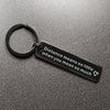 PolishedPlus Customized Keychain Distance means so little stainless steel love Letter personalized key ring gift