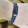 PolishedPlus Customized Leather Bracelet with Magnetic Clasp Braided Leather Mens Bracelet personalized gift