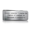 PolishedPlus Customized Money Clips Folder stainless steel Letter personalized custom for Women Men birthday girl father's gift