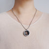PolishedPlus Customized Open Round Box Pendant Glass Photo Frame Pendant Charm Necklace gift