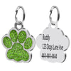 PolishedPlus Customized Petlover gift  Custom Dog Tag For Dogs  Personalized Glitter Dog Name Tag Engraved Dog Cat ID Tag gift