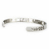 PolishedPlus Customized Titanium Bangle Hollow Letter Bracelet Positive Inspirational Personalized Jewelry for Women Gift