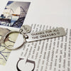 PolishedPlus Customized Valentine's Day Keychain Thanks for all Titanium Steel Letter personalized custom for couple gift