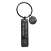 PolishedPlus Customized Valentine's Day Keychain Thanks for all Titanium Steel Letter personalized custom for couple gift