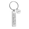 PolishedPlus Customized Valentine's Day Keychain Thanks for all Titanium Steel Letter personalized custom for couple gift