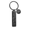 PolishedPlus Customized Valentine's Day Keychain Thanks for all Titanium Steel Letter personalized custom for couple gift