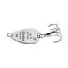 PolishedPlus Customized You are the GREATEST catch of my life fishing gift fishing lure stainless steel key ring fish Hook gift