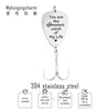 PolishedPlus Customized You are the greatest catch of my life fishing lure Letter fish hook Keychain Father's day Gift