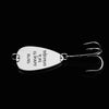 PolishedPlus Customized You're Going to be a Grandpa fishing lure Letter stainless steel key ring fish hook Grandfather's gift