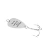 PolishedPlus Customized You're Going to be a Grandpa fishing lure Letter stainless steel key ring fish hook Grandfather's gift