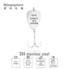 PolishedPlus Customized You're Going to be a Grandpa fishing lure Letter stainless steel key ring fish hook Grandfather's gift