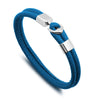 PolishedPlus Customized bracelet Blue anchor Inspirational bangle personalized gift