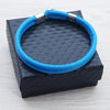 PolishedPlus Customized bracelet Blue anchor Inspirational bangle personalized gift