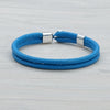 PolishedPlus Customized bracelet Blue anchor Inspirational bangle personalized gift