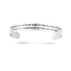 PolishedPlus Customized bracelet Happiness can be found Inspirational stainless steel bangle Letter personalized for Women gift