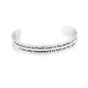 PolishedPlus Customized bracelet Happiness can be found Inspirational stainless steel bangle Letter personalized for Women gift