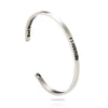 PolishedPlus Customized bracelet REVENGE IS SERVED IN COLD Inspirational stainless steel bangle Letter personalized gift
