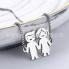 PolishedPlus Customized bracelet engravable Titanium Valentine's Day present for Lovers adjustable Bead For Women girl gift