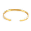 PolishedPlus Customized bracelet engravable stainless steel smooth bangle Letter personalized custom for Women birthday gift