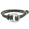 PolishedPlus Customized bracelet rope for men with engraved hoop Letter personalized custom for birthday gift