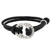 PolishedPlus Customized bracelet rope for men with engraved hoop Letter personalized custom for birthday gift