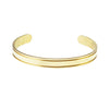 PolishedPlus Customized bracelet stainless steel smooth bangle personalized custom for Women birthday girl gift