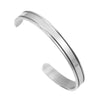 PolishedPlus Customized bracelet stainless steel smooth bangle personalized custom for Women birthday girl gift