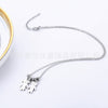 PolishedPlus Customized necklace Valentine's Day gift titanium steel couple boy girl beads personalized for Women girl gift