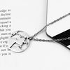 PolishedPlus Customized necklace hollow world map stainless steel travel personalized custom for Women birthday girl gift