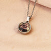 PolishedPlus DIY Double-Sided Photo Custom Picture Necklace Personalized Customized Glass Cabochon Family Lovers Jewelry Gifts